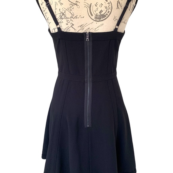 BCBGMaxAzria Yasminka Corset A- Line Black Dress Size 6 - Picture 4 of 12